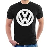 Volkswagen Classic White VW Logo Men's T-S