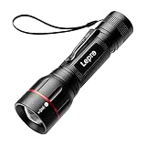 Lepro LED Taschenlampe, LE2050 Extrem Hell LED Taschenlampen mit Clip, Zoombare Camping Handlampe mit 5 Modi, Wasserdichte Flashlight für Camping, Outdoor, Wandern, Angeln, Geschenk