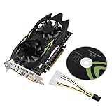 LLSRTE Gaming Grafikkarte für NVIDIA GTX 550Ti 4GB GDDR5 128bit PCIE 2.0 HDMI-kompatibel/VGA/DVI Interface mit 2x Lüfter 128bit Grafikk