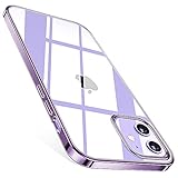 TORRAS Crystal Clear für iPhone 12 Mini Hülle Transparent, (Vergilbungsfrei) Dünn Militärschutz Handyhülle iPhone 12 Mini Case, Flexibles Silikon Kratzfest Schutzhülle iPhone 12 Mini, V