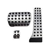 XINGDAO Pedal Dee Car Accessoires Fit für Mercedes-Benz C E S GLC GLE GLK SLK CLS SL-Klasse W203 / W204 / W211 / W212 / W210 Gasbremsfuß AMG Pedal Pad Autop