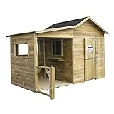 BIHL Spielhaus Ela Kinderspielhaus Kinderhaus Garten 125 x 240 x 173