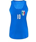 Luckja EM 2016 Trikot Italien Fanshirt EM04 Damen Tanktop