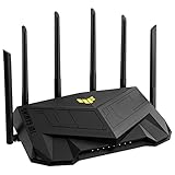 Asus TUF-AX5400 Gaming Router (Ai Mesh WLAN System, WiFi 6 AX5400, PS5 kompatibel, Gigabit LAN, 1.5 GHz TC CPU, AiProtection Pro, USB 3.2)