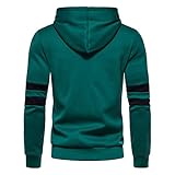 Herren Hoodies Pullover Pocket langärmliges Color-Blocking-Kapuzen-Sweatshirt 1928sleeve wunschtext selber gestalten dem Amazon Designer 26.899.32.2228, Heavy Rugger Revers vielen bedruck