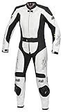 XLS Lederkombi Tribal Lady/Damen Leather suit schwarz weiß (36)