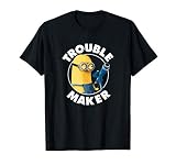 Despicable Me Minions Tim Troublemaker White Text T-S