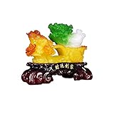 xinxinchaoshi Skulptur Feng Shui Jin Chan Dekoration Wohnzimmer Jin Chan Kohl Shop Eröffnung Dekoration Dekoration Geschenke Geschenke, die Reichtum und viel Glück anziehen Handwerk O