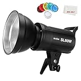 Godox SL-60W 60W CRI95 TICI90 5600 ± 300K LED-Dauerlicht für Bowens Mount mit reflektierendem Standard-Weichlichttuch für Kinderfotografie und V