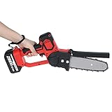 BJH 288V 8 Zoll Elektrosäge Kettensäge Holzschneider Brushless Motor 1500W Wiederaufladbares Holzbearbeitungs-Elektrowerkzeug