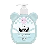 YOPE Natürliche Flüssigseife | Babyseife 400 Milliliter | Antibakterielle Flüssigseife| 94% aus natürlichen Zutaten | Ananas & Kok