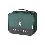 Medicine Organiser Storage Medikamenten Aufbewahrung Medikamente Lagerung Box Kunststoff Box Mit Fächern Erste Hilfe Zinn Erste Hilfe Box Leere Green,One S