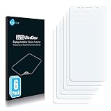Savvies 6X Schutzfolie kompatibel mit Siswoo C55 Displayschutz-Folie Ultra-transp