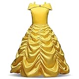 TSUSF Mädchen Prinzessin Kostüm Kleid Königin Fee Cosplay Kostüm Halloween Karneval Weihnachtsfeier Outfit (Size : 130)