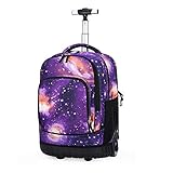 BOZONLI Trolley Rucksack, Kinder Trolley Schultasche mit Rollen Rucksack Schultrolley Rucksäcke Kinder Schulrucksack Schulranzen mit Rollen, S