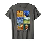Van Gogh Gemälde, Sonnenblumen, Sternennacht, Selbstporträt T-S