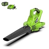Greenworks Tools 40V Akku Sauger/Bläser (inkl. 1x4Ah Akku + Ladegerät) 24227UB