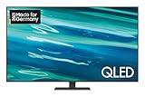 Samsung QLED 4K TV Q80A 65 Zoll (GQ65Q80AATXZG), Quantum HDR 1500, Direct Full Array, Game Pro Mode [2021],Nachtschw