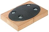 Gedotec Tischplatten-Verbinder Metall zum Anschrauben CONNECT einteilig | Tischverbinder zum Schrauben | Möbelverbinder mit Bauhöhe: 9 mm | 2 Stück - Verbindungsbeschlag flach für Tische & Möbel-Bänk
