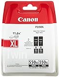 Canon Tintenpatrone PGI-550 XL PGBK - schwarz black 15 ml für PIXMA Drucker ORIGINAL