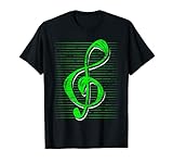 Notenschlüssel T-Shirt - Geschenkidee für Musik