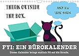 FYI: Ein Bürokalender - Dieser Kalender bringt endlich PS auf die Straße (Wandkalender 2022 DIN A4 quer)