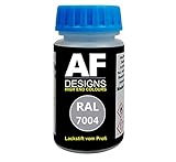 Alex Flittner Designs Lackstift RAL 7004 SIGNALGRAU seidenmatt 50ml schnelltrocknend Acry