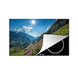 Herdabdeckplatte - Schweiz - Alpen - Natur - 78x52