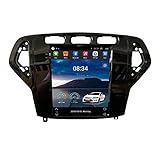 ADMLZQQ Autoradio Mit Bluetooth Für Ford Mondeo mk4 2007-2013 2 Din Android 11 9.7'' Touchscreen 5G WiFi GPS Auto Info Plug & Play SWC Unterstützung Carautoplay/DAB+/OBDII,2007~2010,TS3