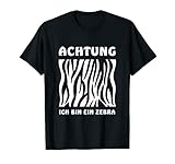 Kostüm Zebramuster Verkleidung - Achtung ich bin ein Zebra T-S