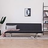 Sofa hochwertige Polstersofa Sitzmöbel, Schlafsofa, Couch Schlafsessel, Bettsofa, zeitgemäße Gestaltung, Wohnzimmer Möbel, mit Schlaffunktion, Dunkelgrau Poly