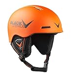 Black Crevice Kinder Skihelm Stubai, BCR143819 (Orange/Schwarz, 52-54 cm)