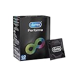 Durex Performa Kondome – Verzögern den Orgasmus des Mannes – 40 Stück
