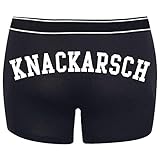 Spaß kostet Männer Boxershort mit Spruch Knackarsch (Größe S bix XXL)