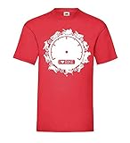 Bikerkreis mit Tachometer Männer T-Shirt Rot S - shirt84