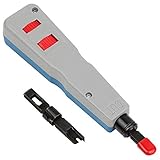 Professionelles Impact 110 Ethernet Punch Down Tool mit vergrößertem Blade-Speicher für 110/66 Blades, Impact Terminal Insertion Tools für CAT5 / 6-, CAT5E / 6E-Netzwerkkab