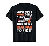 Lustiger Flugzeugmechaniker-Spruch - Luftfahrtmechanik T-S