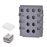 PUMYPOREITY Pollover Hosen Hemden Wäsche Kinder- und Erwachsen-Faltbrett Falthilfe für Wäsche Kleidung T Shirt Falten Zusammenlegen Wäschefalter Wäschefaltbrett Hemdenfalter(grau)