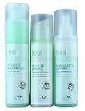 Feel Nature Pflege Shampoo 250ml und Maske 150ml und 2-Phasen Spray 200