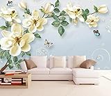 Tapete Fototapete 3d Effekt Blumenschmetterlingsmuster Wand Foto Tapeten Wand Bild Vliestapete Schlafzimmer Wohnzimmer Wanddeko,280x200