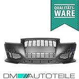 DM Autoteile Sport Stoßstange vorne + Kühlergrill Schwarz passt für A3 8L ab 1996-2003