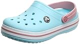 Crocs Crocband Clog K Sandalen, Ice Blue/White, 34/35 EU