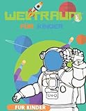 Weltraum-Malbuch für Kinder: Das Weltall Malbuch mit 50 kosmischen Motiven zum Ausmalen: Planeten, Raumschiffe, Rak
