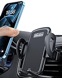 Avolare【2021 Upgrade】Handyhalter fürs Auto, Handyhalterung Auto Lüftung Universal KFZ Halterungen Kompatibel mit iPhone 12/12 Pro/11/11 Pro/Xs/Xr/X/8/7, Samsung s10/s9/s8, Huawei(Schwarz)