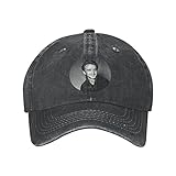 N A Tom Malfoy Felto Erwachsene Baseball Cap Klassische Unisex Einstellbare Sportmütze Cowboyhut Hip Hop Cap Schirmmütze für Männer Frauen, Schwarz , 7/7 3/8