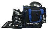 Driver13 ® Skistiefelrucksack mit Helmfach + Skischuhrucksack mit Helmfach für Hart + Snowboard Boot + Inliner + Bootbag Tasche schwarz-b