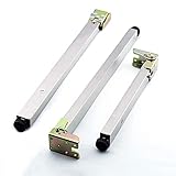 DERUKK-TY Möbelbeine, Edelstahl DIY Möbel Tischbeine Faltbare Teleskopbeine Höhenverstellbare Bar Schreibtisch Beine Push Pull Lift Tisch Schrank Beine 60cm 1