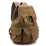 DSLR Rucksack Kamerarucksack Kameratasche, Multifunktions-Kamera-Rucksack Leinwand DSLR / SLR Fotografie Tablet-Schulter-Beutel-Abdeckung im Freien beiläufigen Art und Weise Geschäft Rucksack Reise D