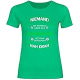 wowshirt Damen T-Shirt Fußball Trikot Gladbacher Mönchengladbach, Größe:XXL, Farbe:Kelly G