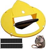 LUNNTE Mäusefalle Rattenfalle Eimer, Automatische Rattenfalle, Flip Slide Eimer Deckel Maus Rattenfalle, Wiederverwendbare Mausfallen, Sanitärsicherer Mausefallenfänger E